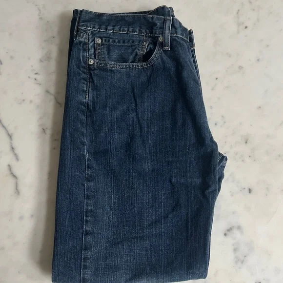 Levi's Dark Blue Relaxed Fit Jeans - Picture 4 of 5